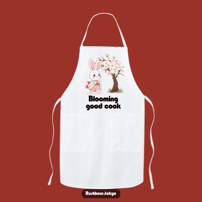 Funny Kawaii Bunny Kimono Apron - Garden Fun for Your Funny Gift Chef